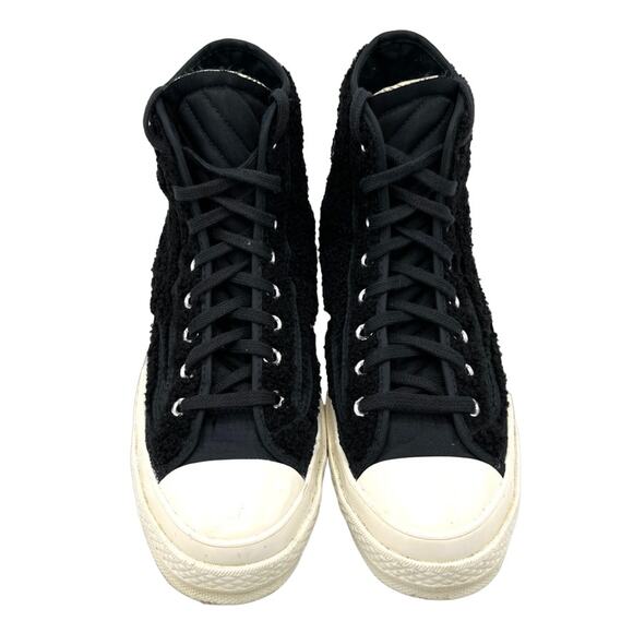 CONVERSE Chuck 70 Sherpa High Top Sneakers in Black & White SZ 10 - Picture 3 of 11